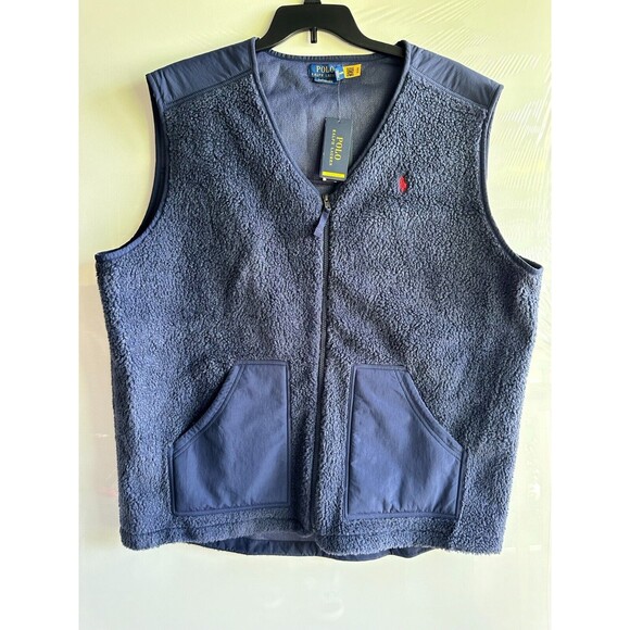 NWT  Polo Ralph Lauren MEN'S Vest TOP  XXL  Outdoor GILET SHERPA PERFORMANCE - Picture 7 of 15